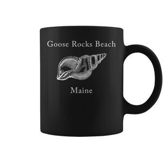 Goose Rocks Beach Maine Shell Coffee Mug | Mazezy