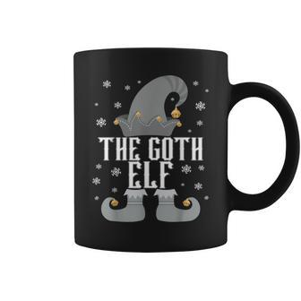 The Goth Elf Matching Family Group Christmas Party Pajama Coffee Mug - Monsterry AU