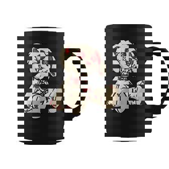 Gothic Bunny Puppy Doll Goth Horror Scary Bear Scary Coffee Mug | Mazezy