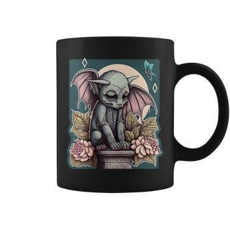 Gothic Gargoyle Sad Monster Academia Dark Alt Cute Aesthetic Gift For Womens Coffee Mug | Mazezy