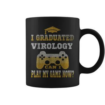 I Graduated Virology Can Play My Game Now Student Teacher Coffee Mug | Mazezy CA
