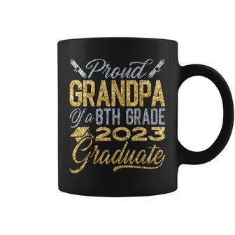 Graduation Proud Grandpa Of An 8Th Grade 2023 Graduate Gift For Mens Coffee Mug | Mazezy