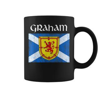 Graham Scottish Clan Name Gift Scotland Flag Festival Graham Funny Gifts Coffee Mug | Mazezy