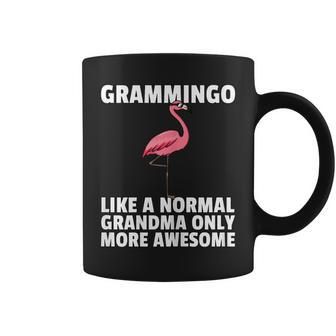 Grammingo Like A Normal Grandma Only More Awesome Flamingo Gift For Womens Gift For Women Coffee Mug - Thegiftio UK