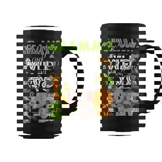 Grammy Of The Wild Two Zoo Birthday Safari Jungle Animal Coffee Mug | Mazezy