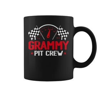 Grammy Pit Crew Race Car Birthday Party Racing Family Racing Funny Gifts Coffee Mug | Mazezy