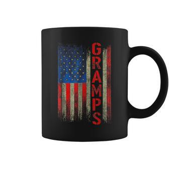 Gramps Gift America Flag Gift For Men Fathers Day Funny Coffee Mug | Mazezy