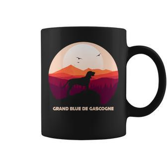 Grand Bleu De Gascogne Silhouette For Dog Lover Coffee Mug | Mazezy