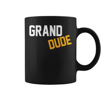 Grand Dude Funny Best Coolest Grandpa Gift Cute Granddad Gift For Mens Coffee Mug | Mazezy