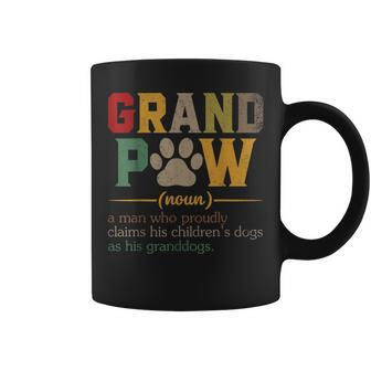 Grand Paw Grandpa Dog Dad Definition Pawpa Father’S Day Coffee Mug | Mazezy