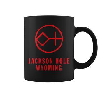 Grand Tetons Jackson Hole Wy Diamond Cross Ranch Coffee Mug | Mazezy