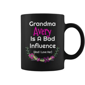 Grandma Avery Bad Influence Love Coffee Mug | Mazezy