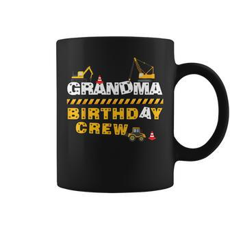 Grandma Birthday Crew Construction Family Birthday Party Coffee Mug | Mazezy