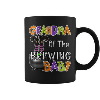 Grandma Of Brewing Baby Halloween Theme Baby Shower Spooky Coffee Mug - Monsterry CA