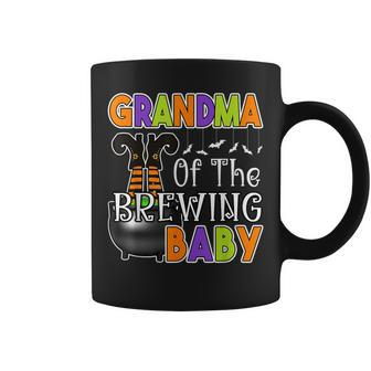 Grandma Of Brewing Baby Halloween Theme Baby Shower Spooky Coffee Mug - Monsterry AU
