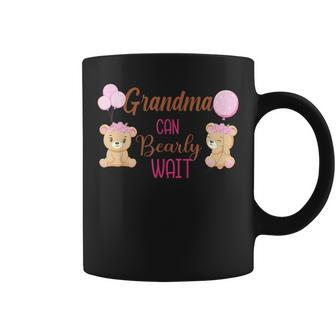 Grandma Can Bearly Wait Bear Gender Neutral Girl Baby Shower Coffee Mug - Monsterry UK
