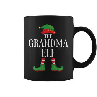 Grandma Elf Matching Group Xmas Family Christmas Coffee Mug - Thegiftio UK