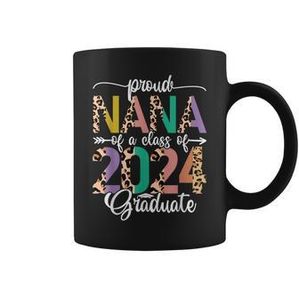 Grandma Graduate 2024 Leopard Funny Proud Nana Graduation Coffee Mug | Mazezy