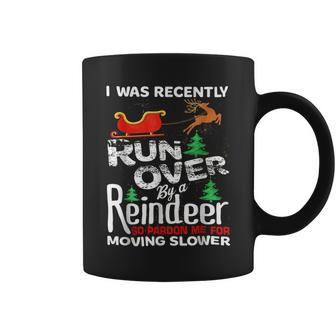 Grandma Got Run Over By A Reindeer Christmas So Pardon Me Coffee Mug - Thegiftio UK