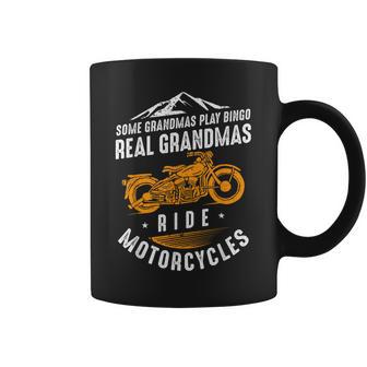 Some Grandmas Play Bingo Real Grandmas Ride Motorcycles Coffee Mug | Mazezy CA