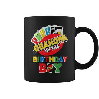 Grandpa Of The Birthday Boy Uno Daddy Papa 1St Bday Coffee Mug | Mazezy