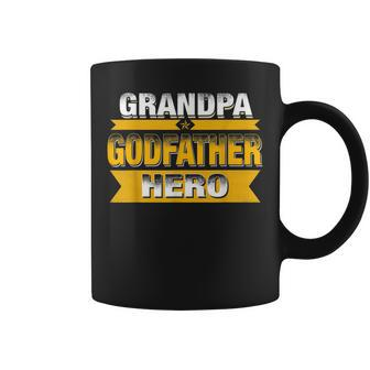 Grandpa Godfather Hero Gifts Fathers Day Coffee Mug | Mazezy