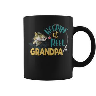 Grandpa Keeping It Reel Fishing - Father Day Gift Coffee Mug | Mazezy