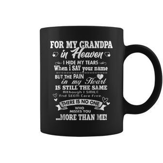 Grandpa My Angels In Memory Of Parents In Heaven Coffee Mug | Mazezy