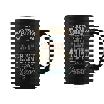 Grandpa The Man The Myth The Legend Retro Vintage Grandpa Coffee Mug | Mazezy