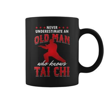 Grandpa Never Underestimate An Old Man Who Knows Tai Chi Coffee Mug - Seseable