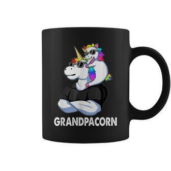 Grandpacorn Unicorn Grandpa And Baby Fathers Day Gift Coffee Mug | Mazezy