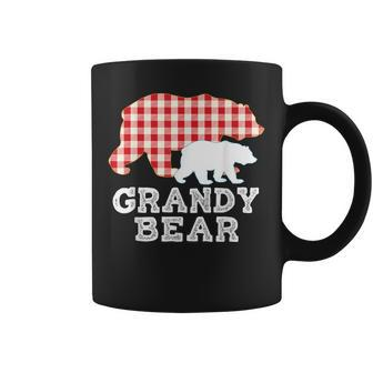 Grandy Plaid Great Bear Daddy Grandpa Father Day Proud Gift Coffee Mug | Mazezy