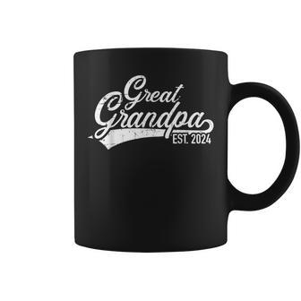Great Grandpa Est 2024 For Pregnancy Announcement Coffee Mug - Seseable