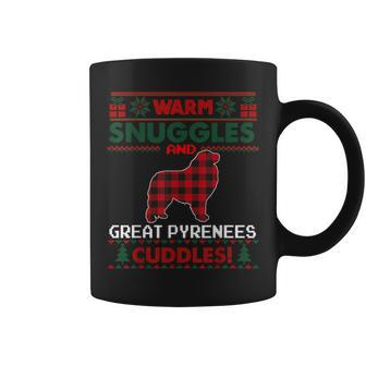 Great Pyrenees Christmas Pajama Ugly Christmas Sweater Coffee Mug - Seseable