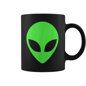 Green Alien Head Apparel 90'S Style Clothing Alien Coffee Mug | Mazezy
