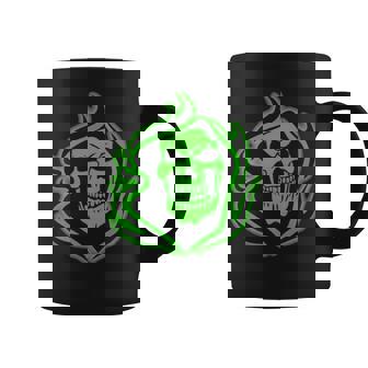 Green Skull Angel Of Death Terrifying Glow In The Dark Tshirt - Green Skull Angel Of Death Terrifying Glow In The Dark Tshirt Coffee Mug - Monsterry