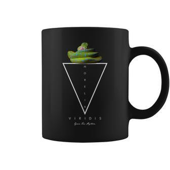 Green Tree Python Modern Geometric Coffee Mug | Mazezy