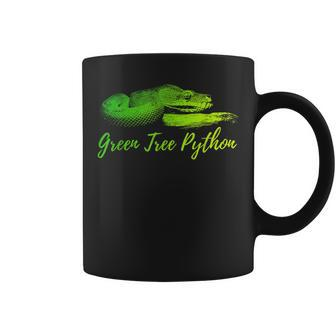 Green Tree Python Morelia Viridis Chondro Snake Keeper Coffee Mug | Mazezy