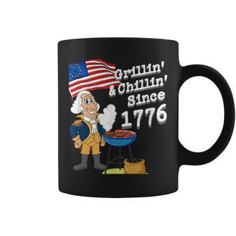 Grillin & Chillin Since 1776 4Th Of July Coffee Mug | Mazezy