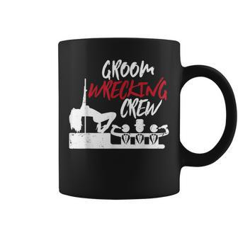 Grooms Crew Wedding Bucks Groom Groomsmen Bachelor Party Coffee Mug | Mazezy