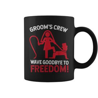 Groom's Crew T Groom Groomsmen Bachelor Party Coffee Mug | Mazezy UK