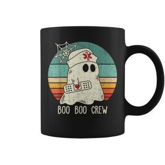 Groovy Boo Boo Crew Nurse Scrub Ghost Halloween Nurse Coffee Mug