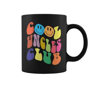 Groovy Cool Uncles Club Funny Smile Colorful Fathers Day Coffee Mug - Seseable