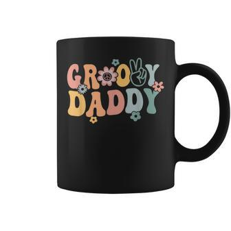 Groovy Daddy Retro Dad Matching Family 1St Birthday Party Coffee Mug - Seseable