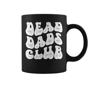 Groovy Dead Dad Club Grunge Retro Funny Gifts For Dad Coffee Mug | Mazezy