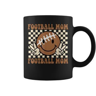 Groovy Football Mom Leopard Print For Mother's Day Coffee Mug - Seseable