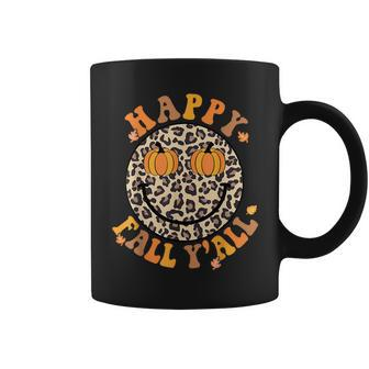 Groovy It's Fall Y'all Leopard Autumn Halloween Thanksgiving Halloween Coffee Mug | Mazezy