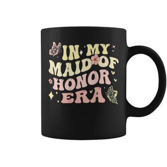 Groovy In My Maid Of Honor Era Bachelorette Party Back Coffee Mug - Monsterry