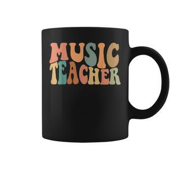 Groovy Music Teacher Cute Back To School Supplies Women Gifts For Teacher Funny Gifts Coffee Mug | Mazezy