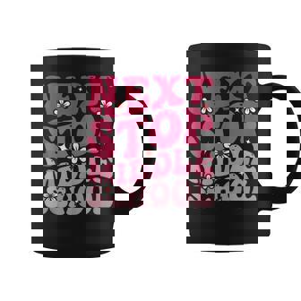 Groovy Next Stop Middle School Graduation Last Day Of School Coffee Mug | Mazezy